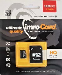 Imro 10, 128GB, UHS-I ADP hind ja info | Imro Mobiiltelefonid ja lisatarvikud | hansapost.ee