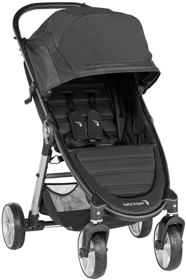 Sportlik jalutuskäru Baby Jogger City mini® 2 4-W, Jet hind ja info | Vankrid, jalutuskärud | hansapost.ee