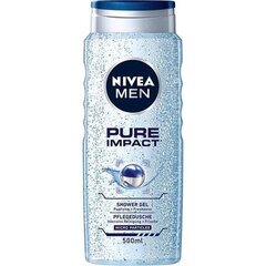 Nivea Men Pure Impact гель для душа для мужчин 500 мл цена и информация | Масла, гели для душа | hansapost.ee