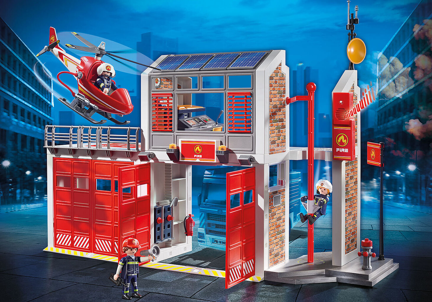 Konstruktor 9462 PLAYMOBIL® City Action, Tuletõrjedepoo hind ja info | Klotsid ja konstruktorid | hansapost.ee