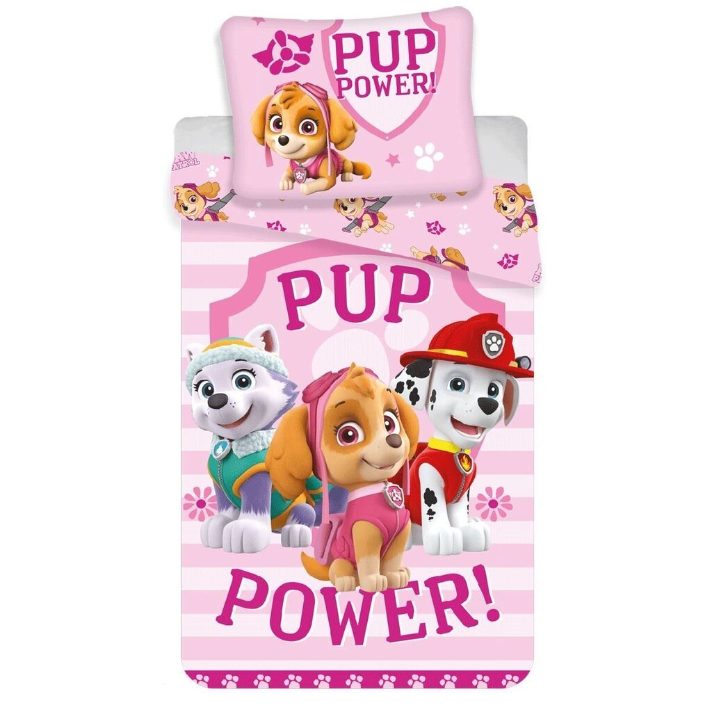 Laste voodipesukomplekt Paw Patrol (Käpapatrull), 2-osaline hind ja info | Laste voodipesu | hansapost.ee