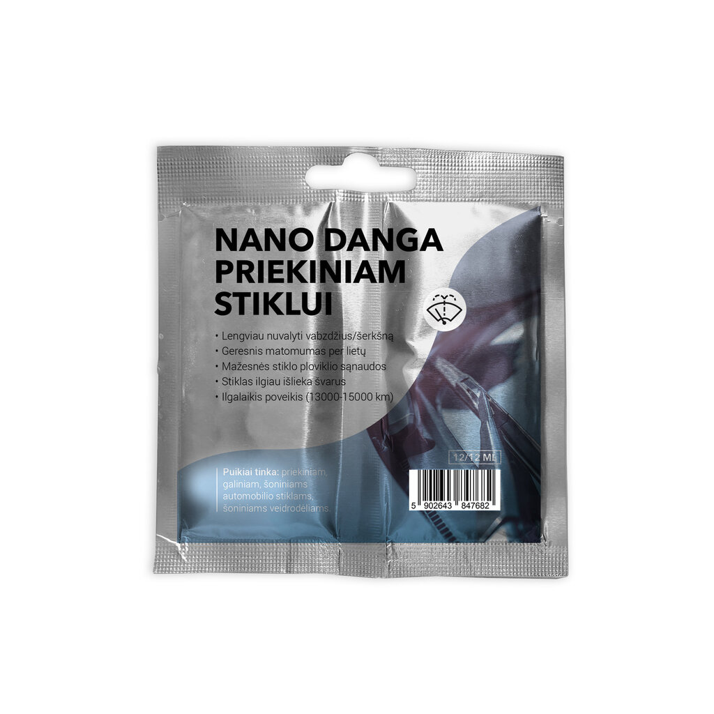 Nanokate esiklaasile (12/12 ml) hind ja info | Autokeemia | hansapost.ee