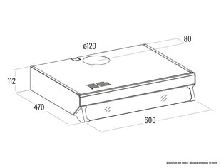 Cata F-2060 цена и информация | Вытяжки на кухню | hansapost.ee