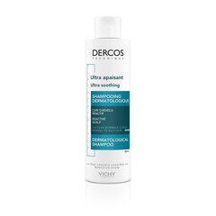 Vichy Dercos Ultra Soothing Normal to Oily šampoon 200 ml hind ja info | Šampoonid | hansapost.ee