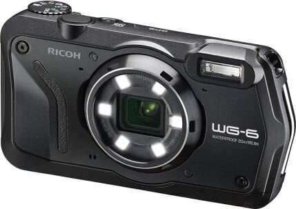 Ricoh WG-6, must цена и информация | Fotoaparaadid | hansapost.ee