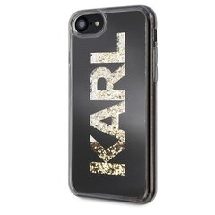Telefoniümbris Karl Lagerfeld KLHCI8KAGBK iPhone 7 / 8 / SE2 / SE3 black Karl logo Glitter цена и информация | Чехлы для телефонов | hansapost.ee