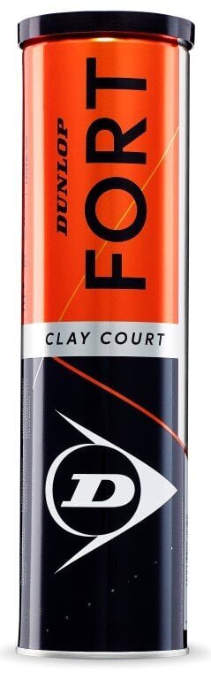 Tennisepallid Dunlop Fort Clay Court, 4 tk цена и информация | Välitennise tooted | hansapost.ee