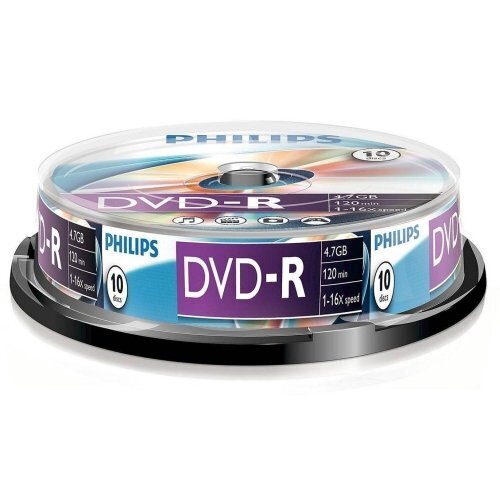 Philips DVD-R 4.7GB CAKE BOX 10 цена и информация | Vinüülplaadid, CD, DVD | hansapost.ee