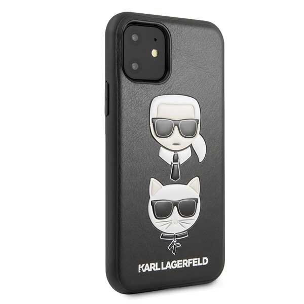 Karl Lagerfeld KLHCN61KICKC iPhone 11 jaoks, must hind ja info | Telefonide kaitsekaaned ja -ümbrised | hansapost.ee