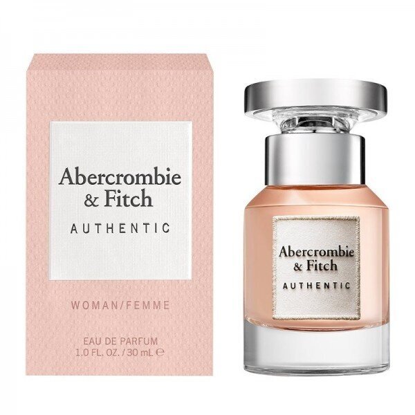 Naiste lõhnavesi Abercrombie & Fitch Authentic Woman EDP, 30 ml цена и информация | Parfüümid naistele | hansapost.ee