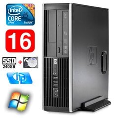 HP 8100 Elite SFF i5-650 16GB 240SSD+1TB DVD WIN7Pro цена и информация | Стационарные компьютеры | hansapost.ee