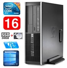 HP 8100 Elite SFF i5-650 16GB 240SSD+2TB DVD WIN10 цена и информация | Стационарные компьютеры | hansapost.ee