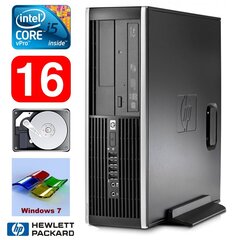 HP 8100 Elite SFF i5-650 16GB 250GB DVD WIN7Pro hind ja info | Lauaarvutid | hansapost.ee