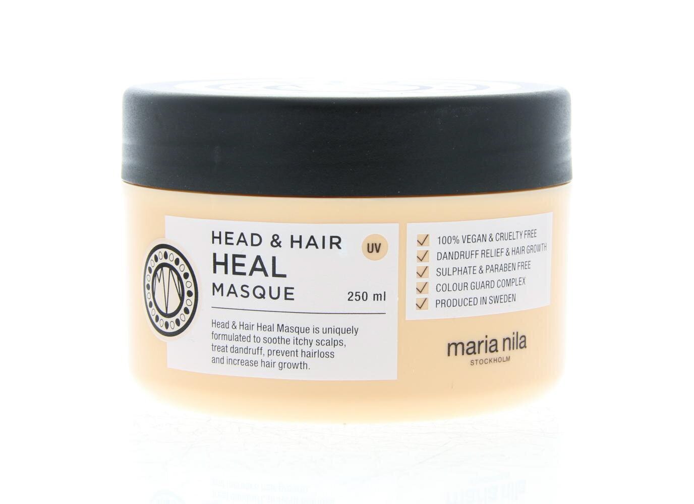 Juuksemask tundlikule peanahale Maria Nila Head & Hair Heal, 250 ml цена и информация | Juuksemaskid, õlid ja seerumid | hansapost.ee