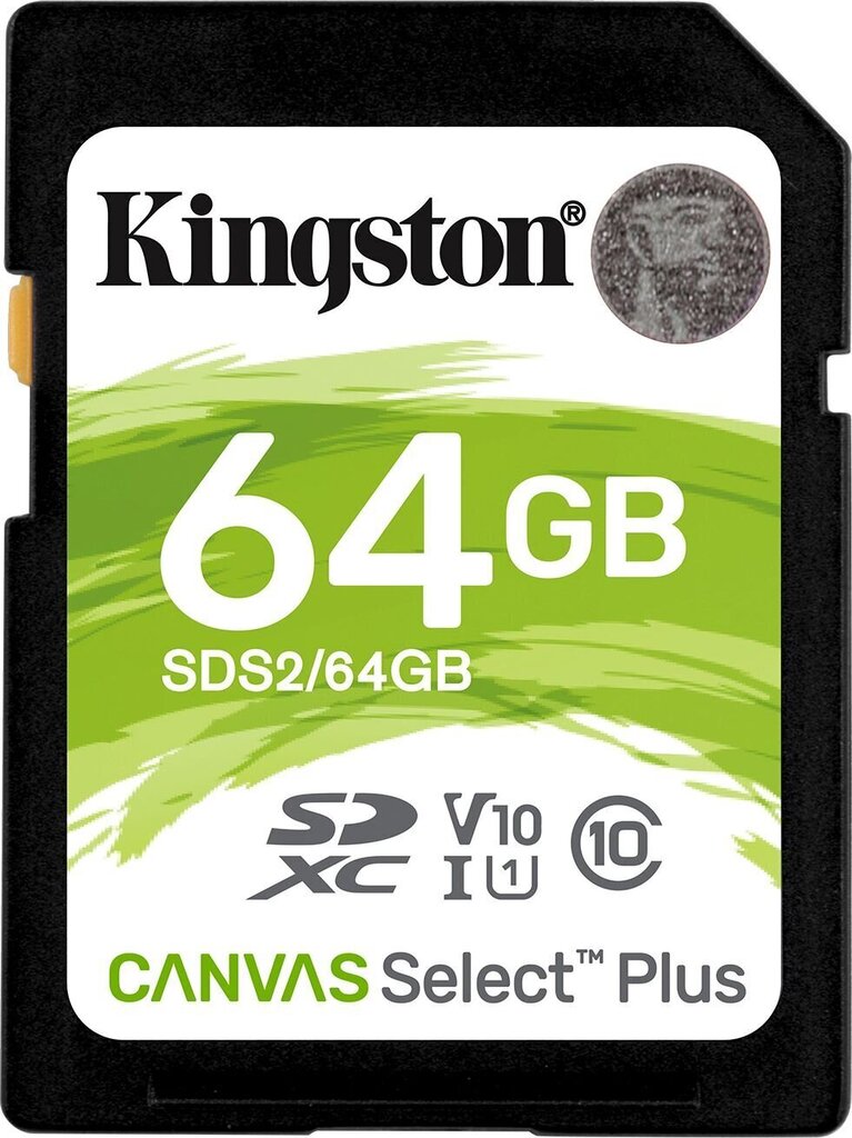 Kingston SDS2/64GB hind ja info | Fotoaparaatide mälukaardid | hansapost.ee