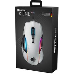 Roccat Kone AIMO Remastered, белый kaina ir informacija | Компьютерные мыши | hansapost.ee