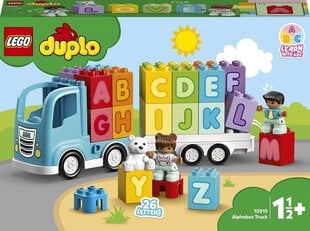 10915 LEGO® DUPLO Tähestiku veoauto цена и информация | Конструкторы и кубики | hansapost.ee