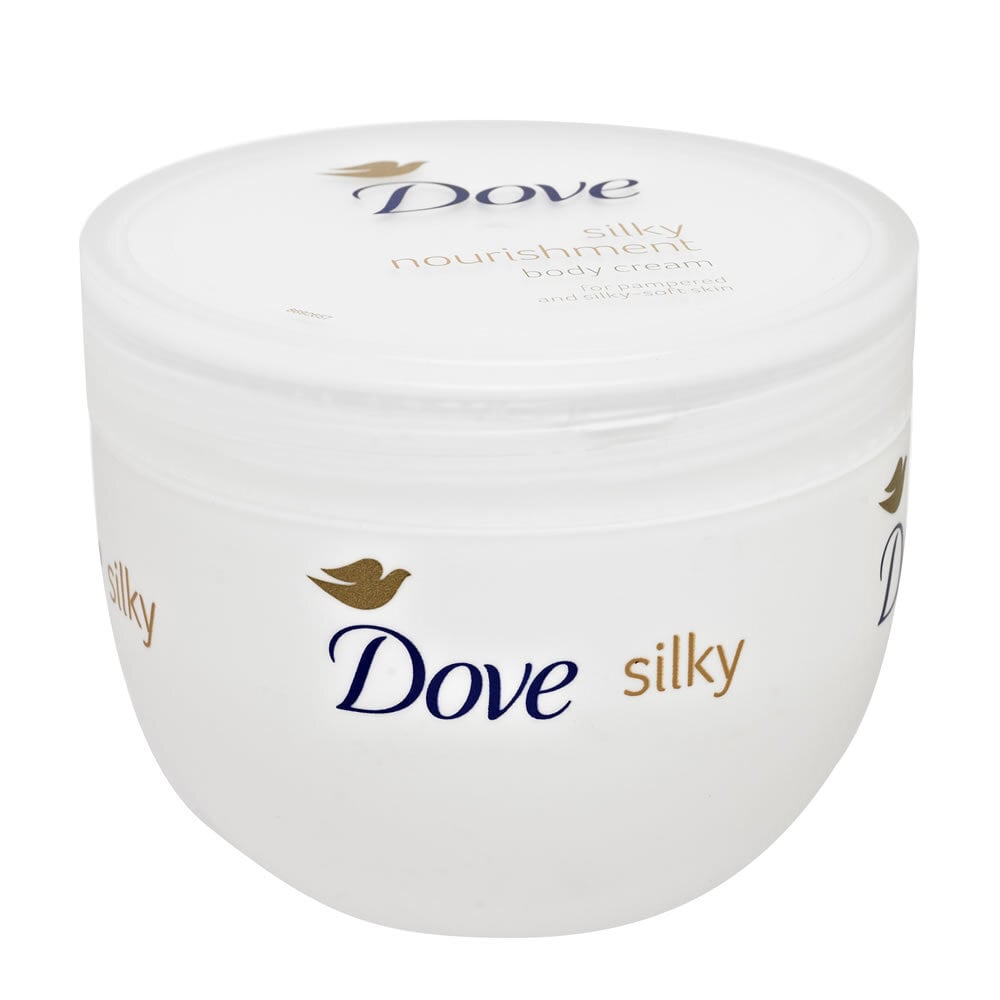 Toitev kehakreem Dove Silky 300 ml цена и информация | Kehakreemid, kehaõlid ja losjoonid | hansapost.ee