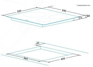 Edesa EIM-6330 HT B цена и информация | Варочные поверхности | hansapost.ee