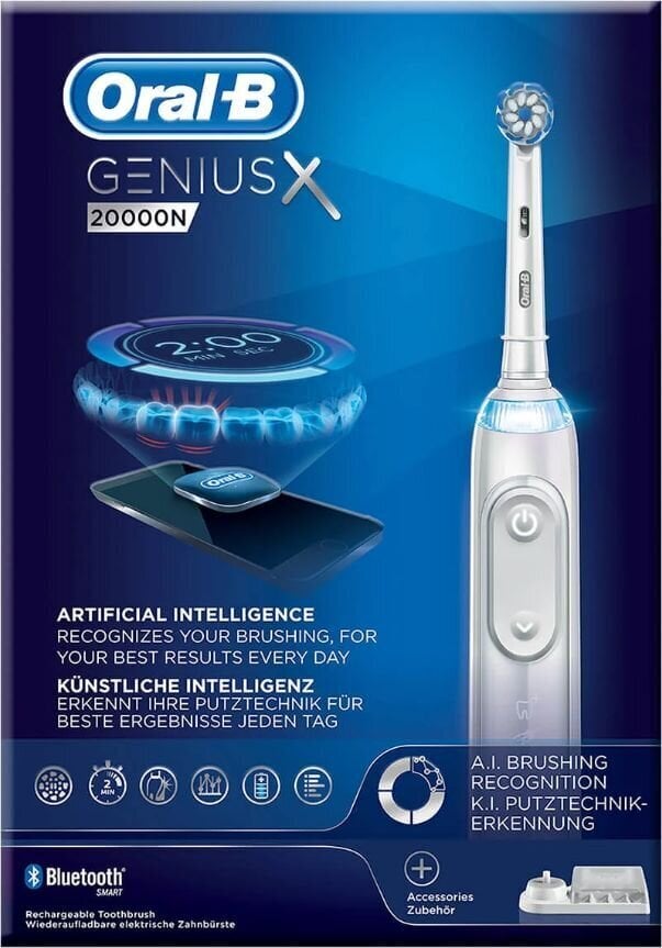 Oral-B GENIUS X 20000N цена и информация | Elektrilised hambaharjad | hansapost.ee