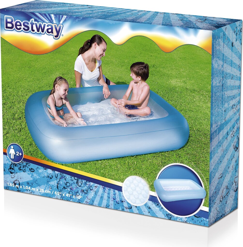 Täispuhutav bassein Bestway Aquababes, 165x104x25cm hind ja info | Basseinid | hansapost.ee