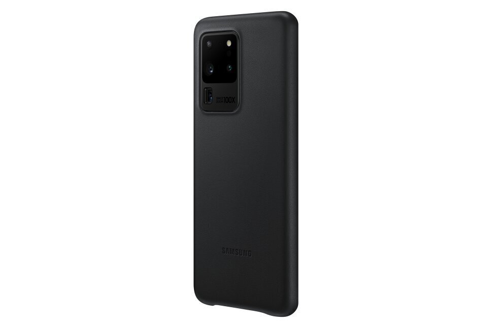 Telefoni ümbris nahast Samsung sobib Galaxy S20, must цена и информация | Telefonide kaitsekaaned ja -ümbrised | hansapost.ee
