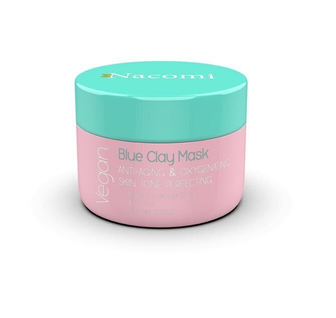 Näomask Nacomi Vegan Blue Clay Mask 50 ml цена и информация | Näomaskid ja silmamaskid | hansapost.ee