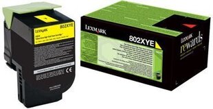 Lexmark 80C2XYE (802XY) Toner cartridge, цена и информация | Картриджи и тонеры | hansapost.ee