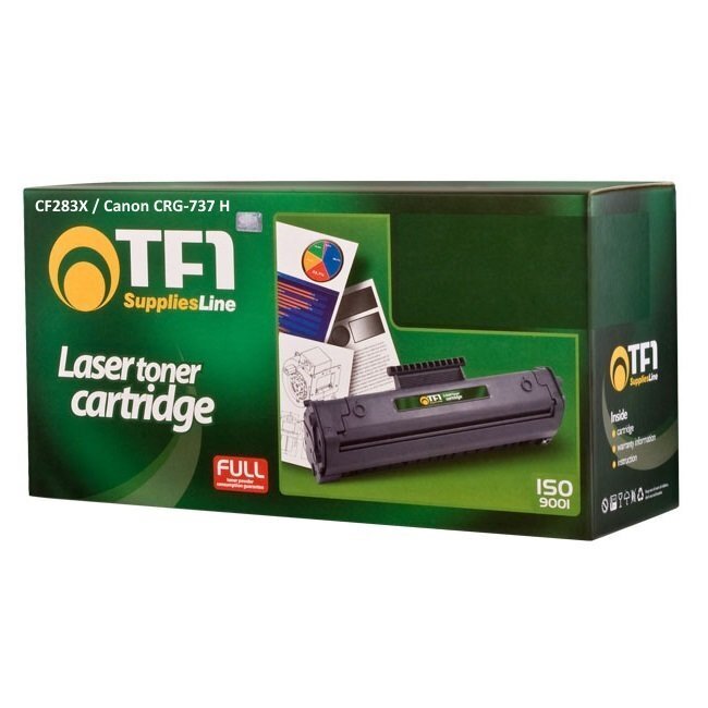 Tooner TFO sobib laserprinteritele, analoog Brother HP CF283X/Canon CRG-737 цена и информация | Laserprinteri toonerid | hansapost.ee
