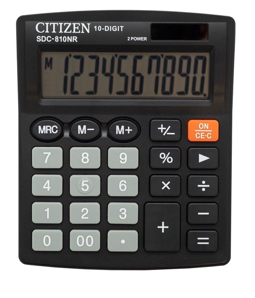 Kalkulaator SDC-810NR цена и информация | Kirjatarvikud | hansapost.ee