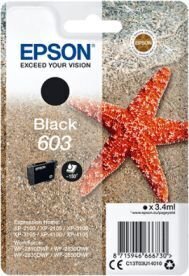 EPSON Tindikasset must 603 Tint цена и информация | Tindiprinteri kassetid | hansapost.ee