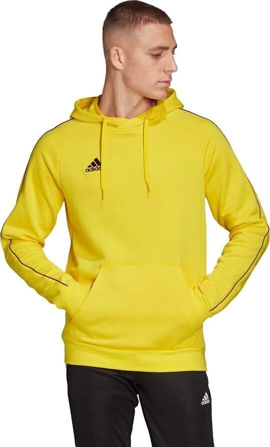 Meeste dressipluus Adidas Core 18 Hoody FS1896 FS1896, kollane hind ja info | Pusad meestele | hansapost.ee