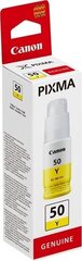 Canon GI-50 Ink Bottle, Yellow hind ja info | Tindiprinteri kassetid | hansapost.ee