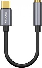 Baseus L54 Audio Adapter USB-C + mini jack 3,5mm (Black+Gray) hind ja info | Baseus Arvutite lisatarvikud | hansapost.ee