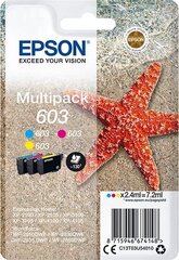 EPSON STARFISH MULTIPACK 3-COLOURS 603 INK hind ja info | Tindiprinteri kassetid | hansapost.ee