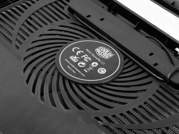 Cooler master notebook cooler Notepal L1 for up to 17 nb, 1x160 mm fan, black hind ja info | Sülearvuti tarvikud | hansapost.ee