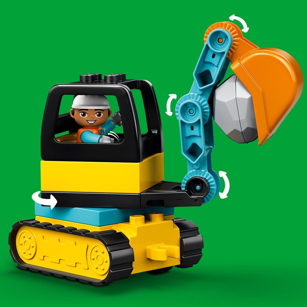 10931 LEGO® DUPLO Veoauto ja roomikekskavaator цена и информация | Klotsid ja konstruktorid | hansapost.ee
