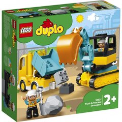 10931 LEGO® DUPLO Грузовик и гусеничный экскаватор цена и информация | Конструкторы и кубики | hansapost.ee