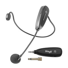 Беспроводной микрофон на ухо (гарнитура) Stagg SUW 12H-BK цена и информация | Микрофоны | hansapost.ee