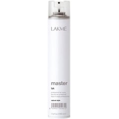 Лак для волос Lakme Master Lak Natural Style 500 мл цена и информация | Средства для укладки | hansapost.ee