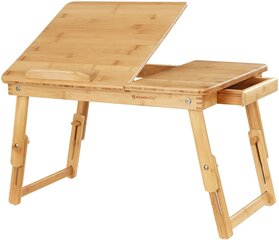 Sülearvuti laud Songmics 54,5x29 cm, pruun hind ja info | Arvutilauad, kirjutuslauad | hansapost.ee