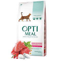 OPTIMEAL™ Super Premium Complete kuivtoit täiskasvanud kassidele - vasikaliha, 10 kg hind ja info | Kassi kuivtoit ja kassikrõbinad | hansapost.ee