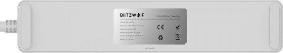 Blitzwolf BW-SHP9 Smart Power Strip 3300W 3 Outlets EU with Dual USB 2.4A hind ja info | Pikendusjuhtmed | hansapost.ee