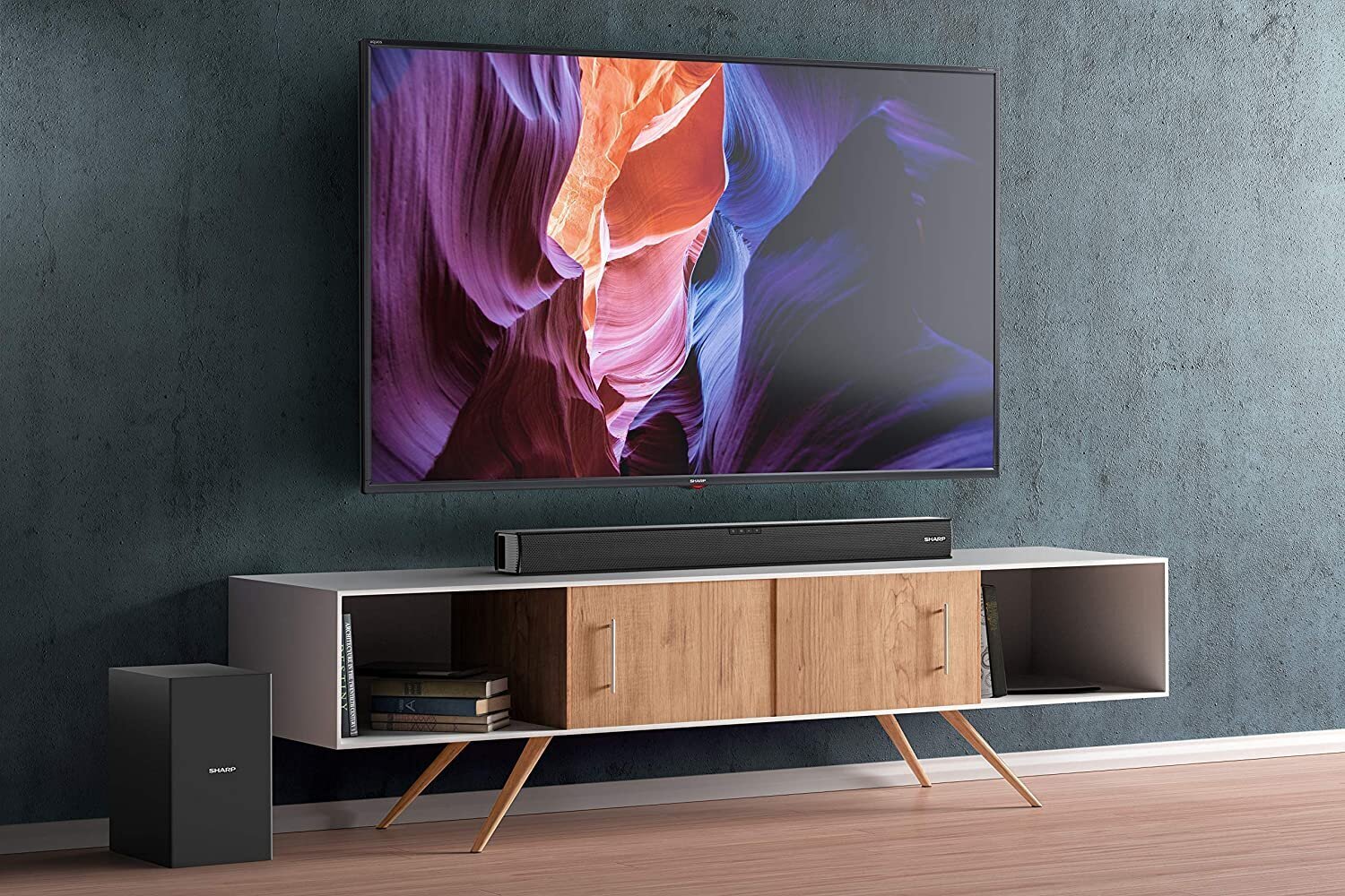 2.1 Soundbar Sharp HT-SBW182 hind ja info | Ribakõlarid ja koduaudio süsteemid | hansapost.ee