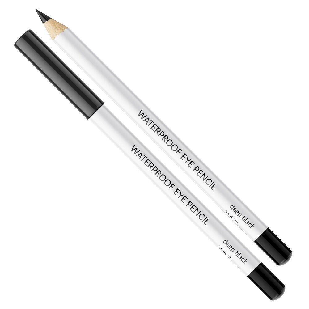 Silmakontuurpliiats Vipera Waterproof Eye Pencil 1 g, Deep Black, veekindel цена и информация | Lauvärvid, ripsmetušid ja silmapliiatsid | hansapost.ee