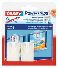 Nagid TESA PowerStrips valged 2 tk hind ja info | Vannitoa aksessuaarid | hansapost.ee