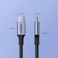 Ugreen USB Type C - USB Type C cable 5 A 100 W Power Delivery Quick Charge 3.0 FCP 480 Mbps 2 m gray (70429 US316) цена и информация | Mobiiltelefonide kaablid | hansapost.ee