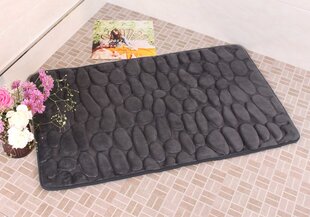 Vannitoavaip Memory foam "Benedomo" 50x80 LZ-2 Deep grey hind ja info | Vannitoa aksessuaarid | hansapost.ee