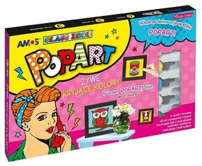Pildikaunistamise komplekt AMOS PopArt цена и информация | Развивающие игрушки для детей | hansapost.ee