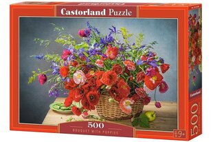 Пазл Castorland Bouquet of poppies, 500 дет. цена и информация | Пазлы | hansapost.ee